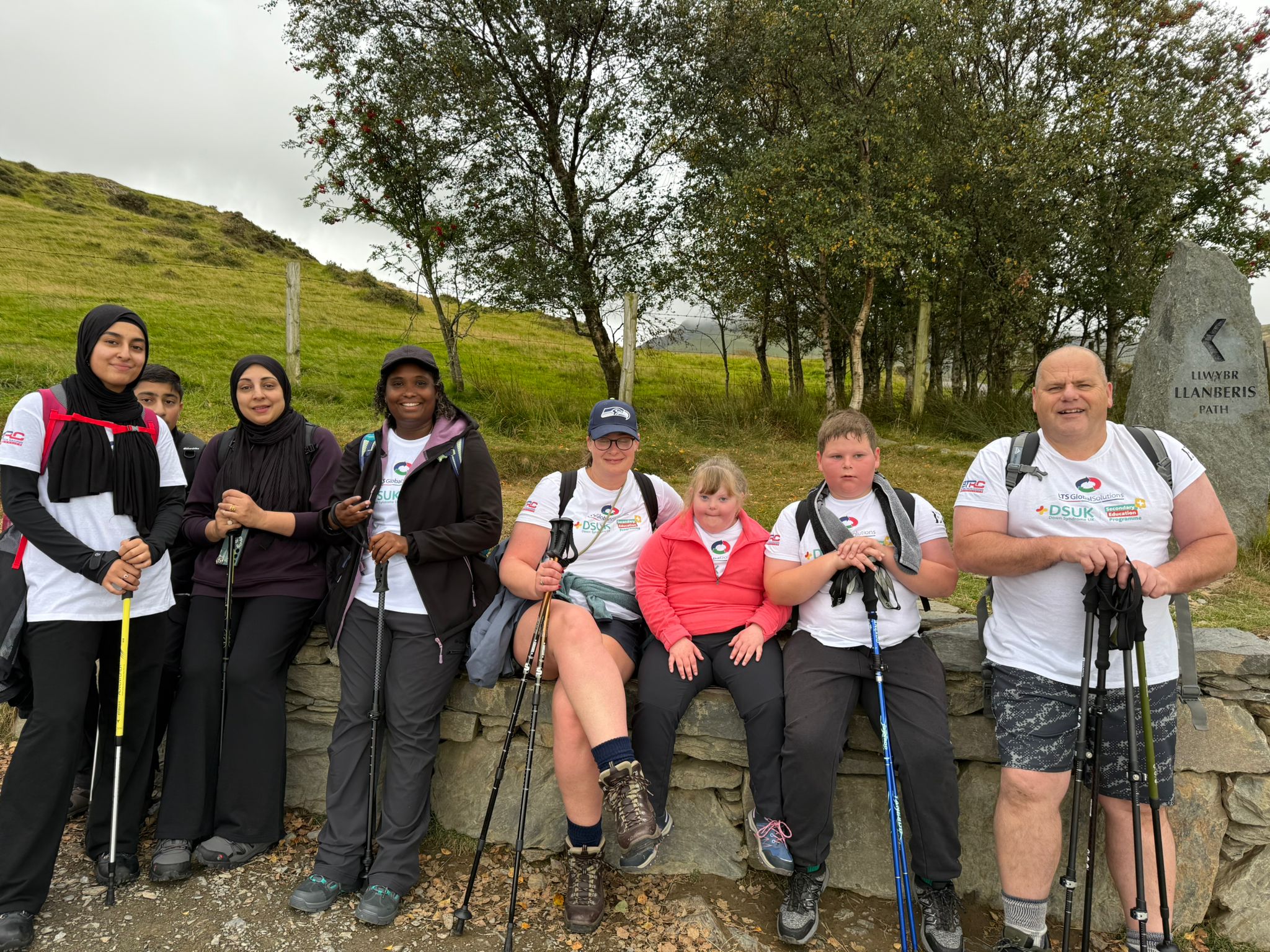 LTS group at the start of Mount Snowdon